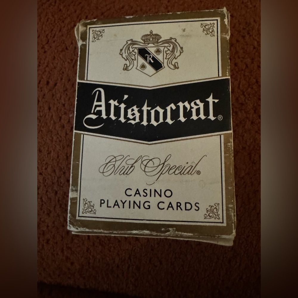 Club Special Casino Playing Cards - Red and White year made 1999